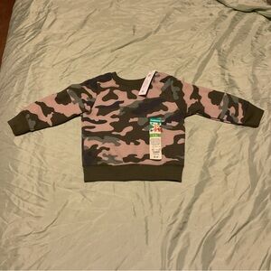Gymboree Green and Brown Camo Sweatshirt